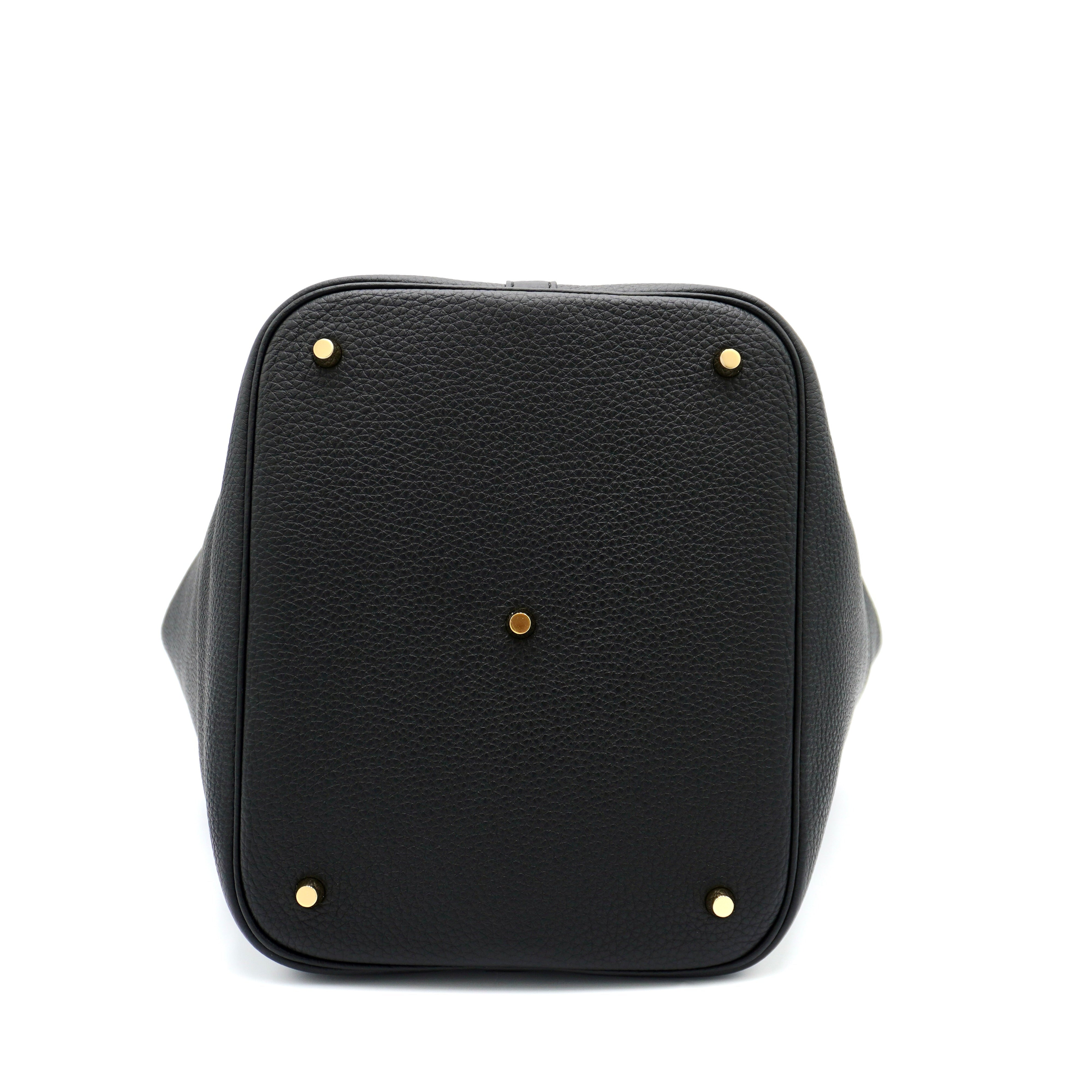 Hermès Picotin 26 Black Taurillon Clemence