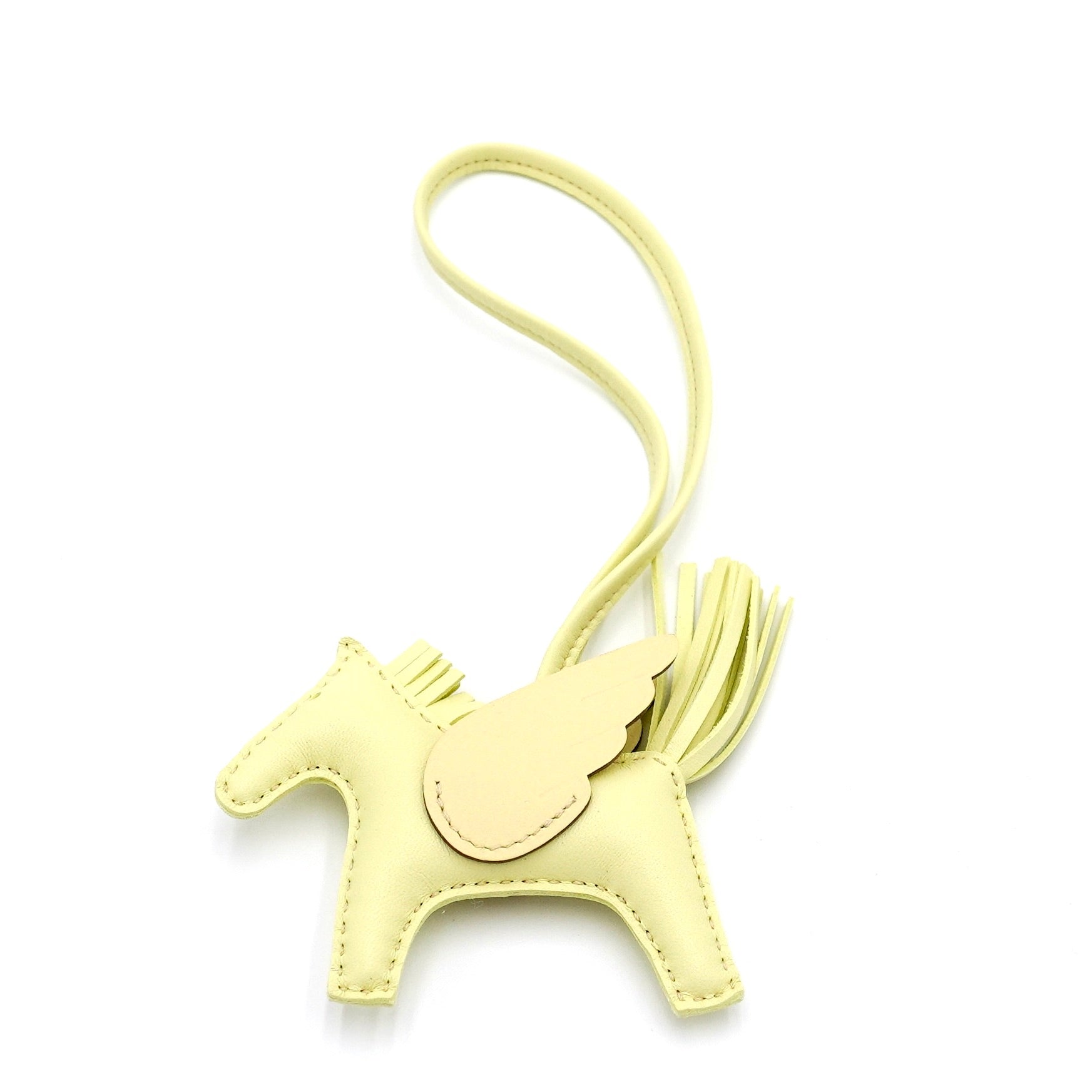 Hermès Rodeo PM Charm Jaune Milton Swift Leather