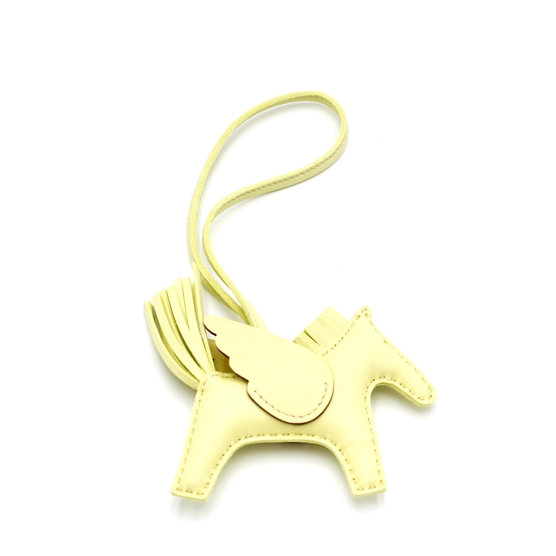 Hermès Rodeo PM Charm Jaune Milton Swift Leather