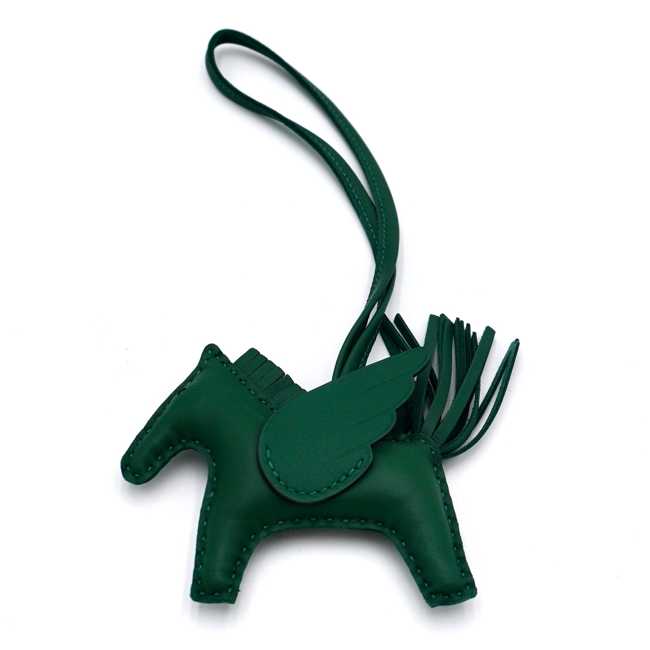 Hermès Rodeo Pegase PM Charm Vert Moyen