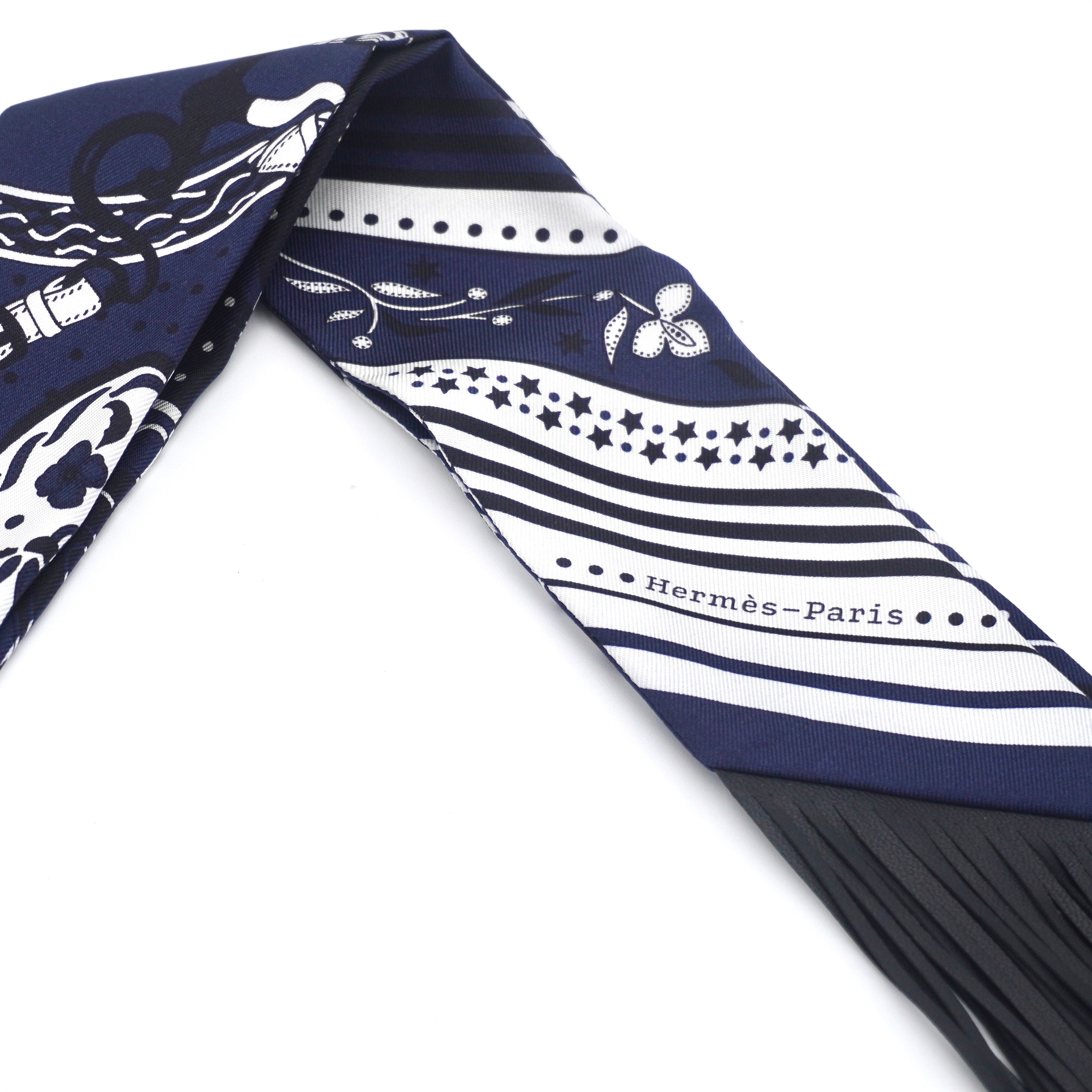 Festival des Amazones Bandana Folk Twilly — Navy/Black