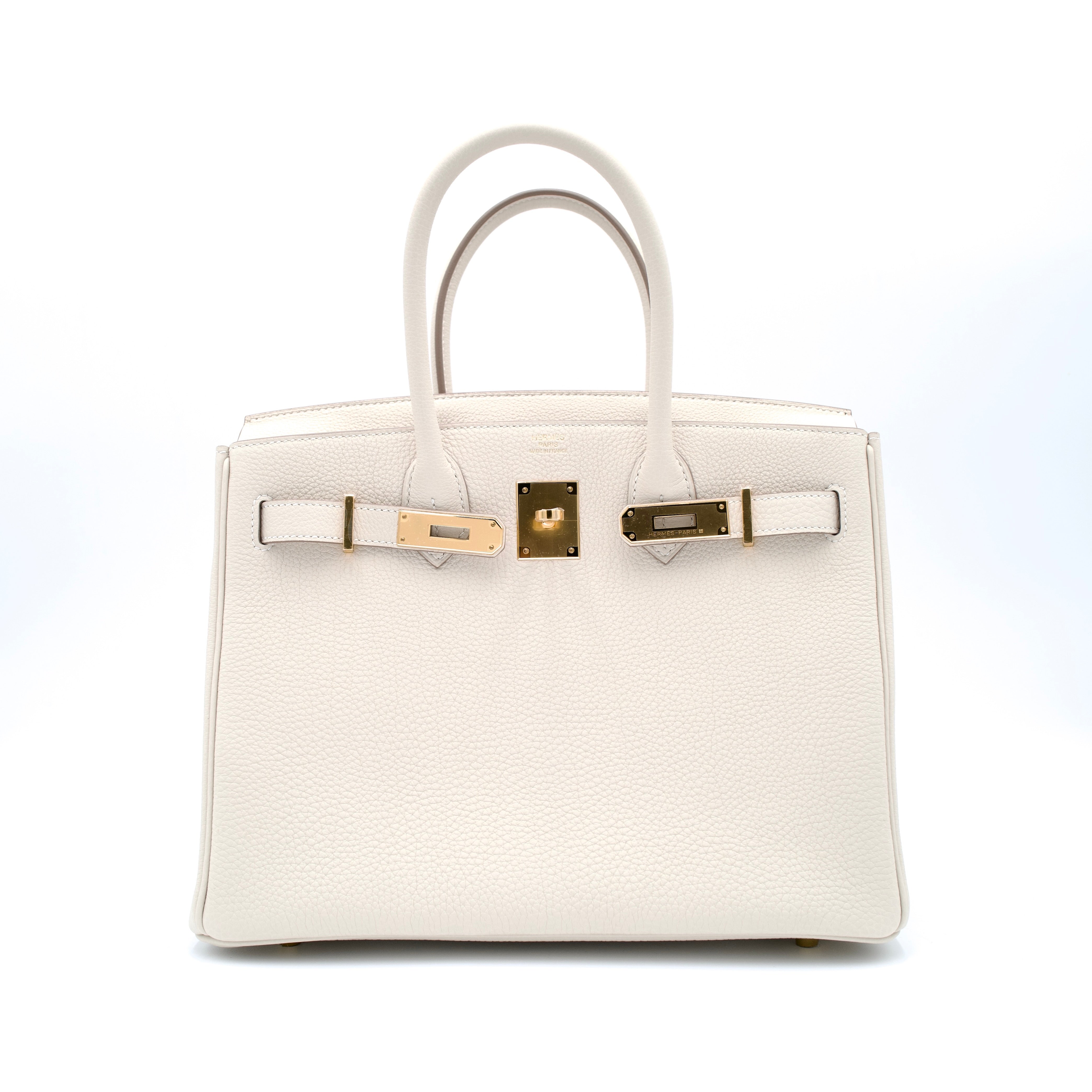 Hermès Birkin 30 Retourne Craie Togo