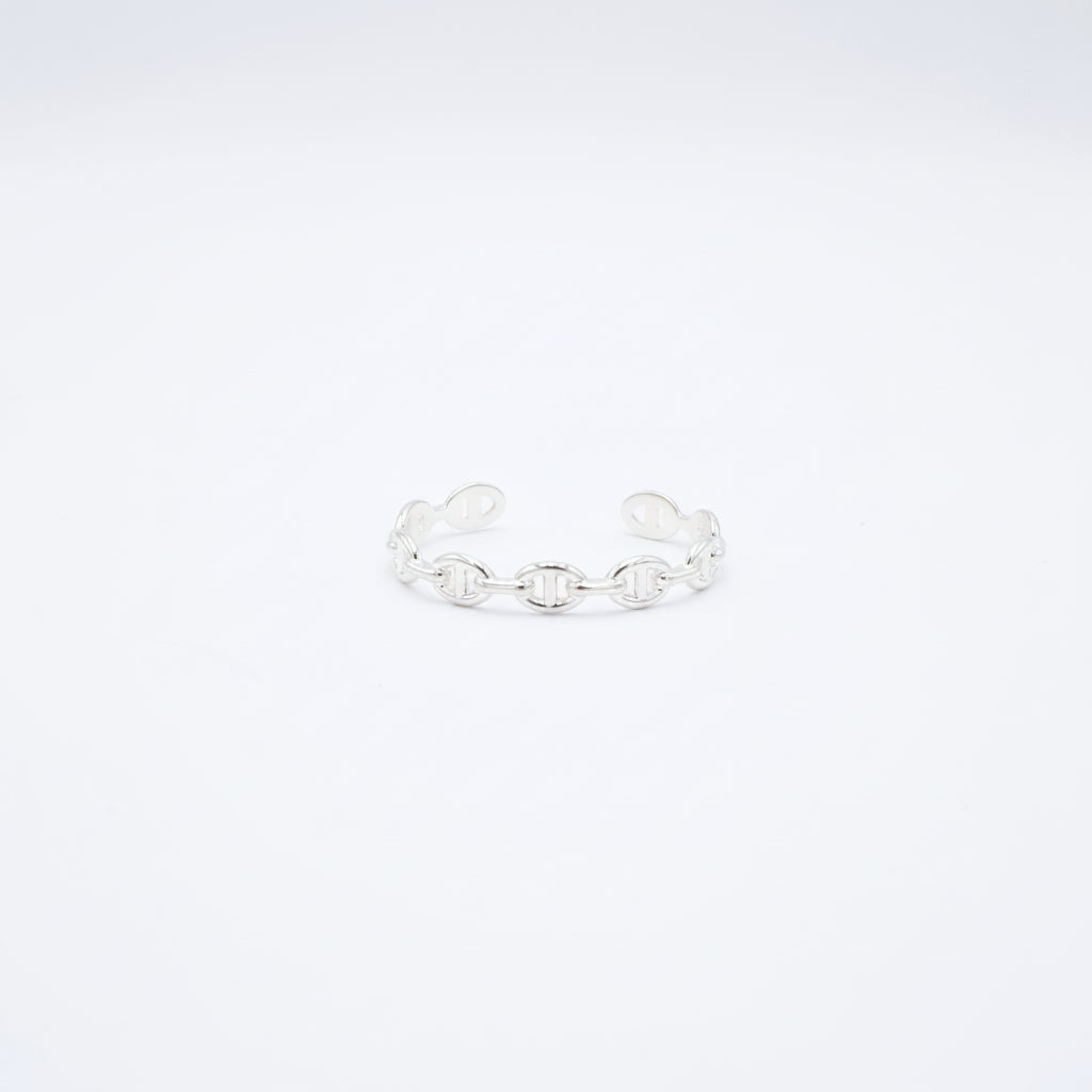 Hermès Chaîne d'Ancre Enchaînée Bracelet — Sterling Silver