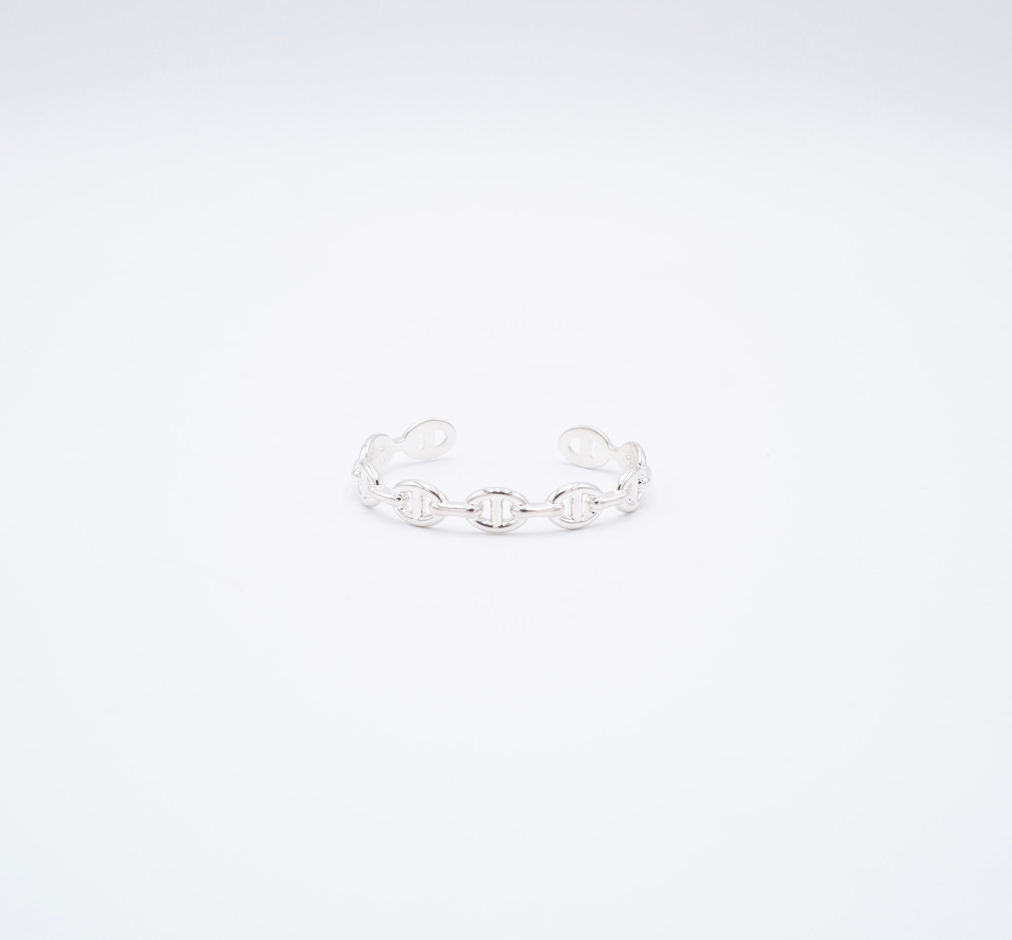 Hermès Chaîne d'Ancre Enchaînée Bracelet — Sterling Silver