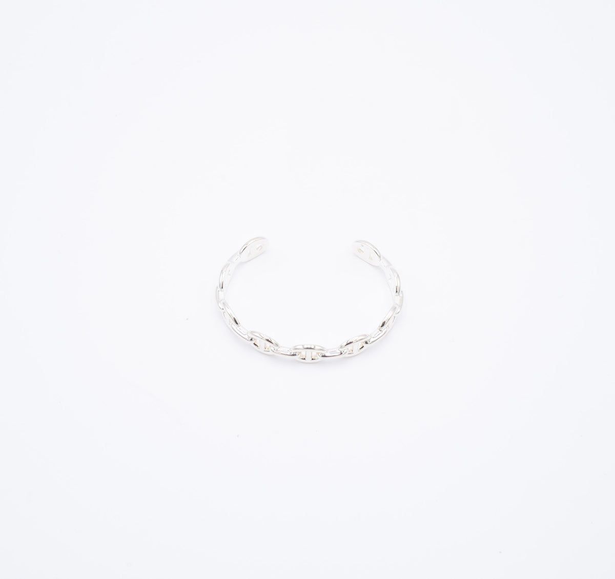 Hermès Chaîne d'Ancre Enchaînée Bracelet — Sterling Silver