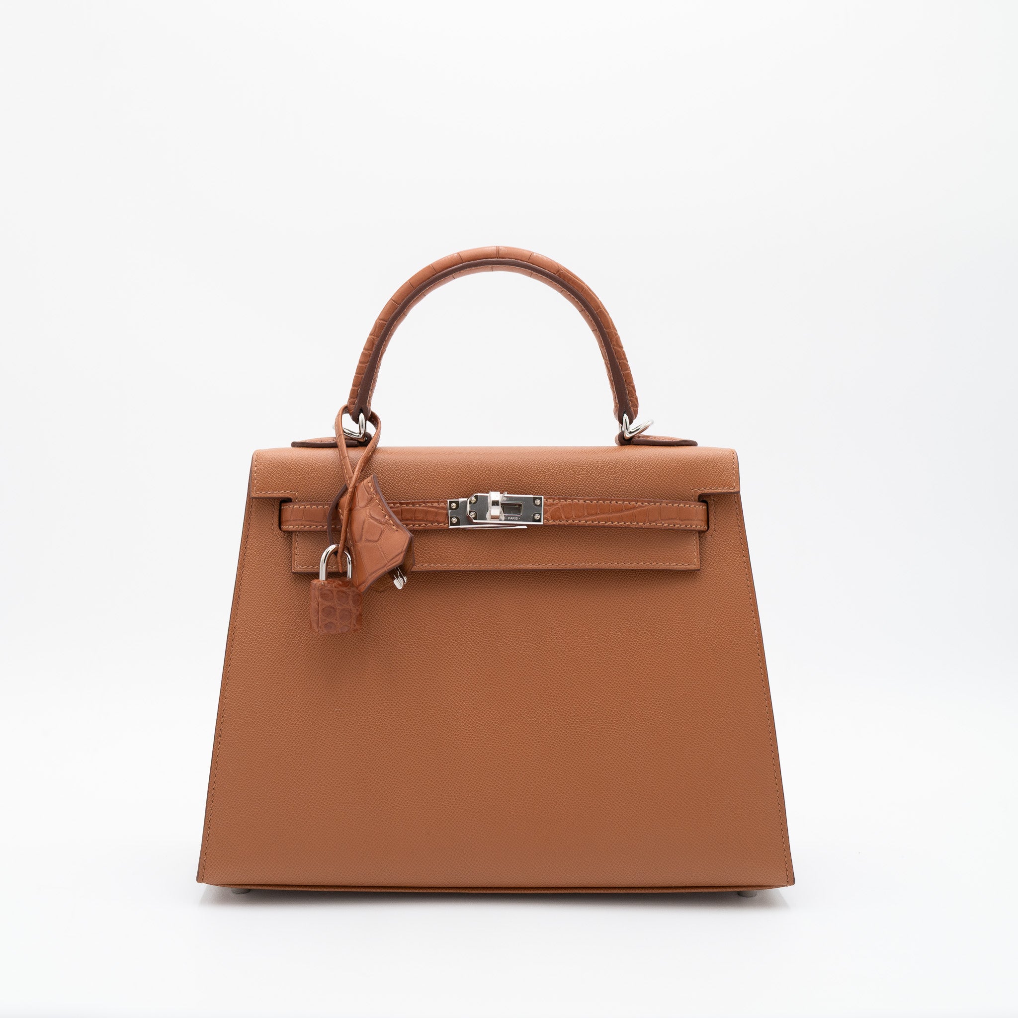 Hermès Kelly 25 Touch Sellier in Gold with Palladium Hardware