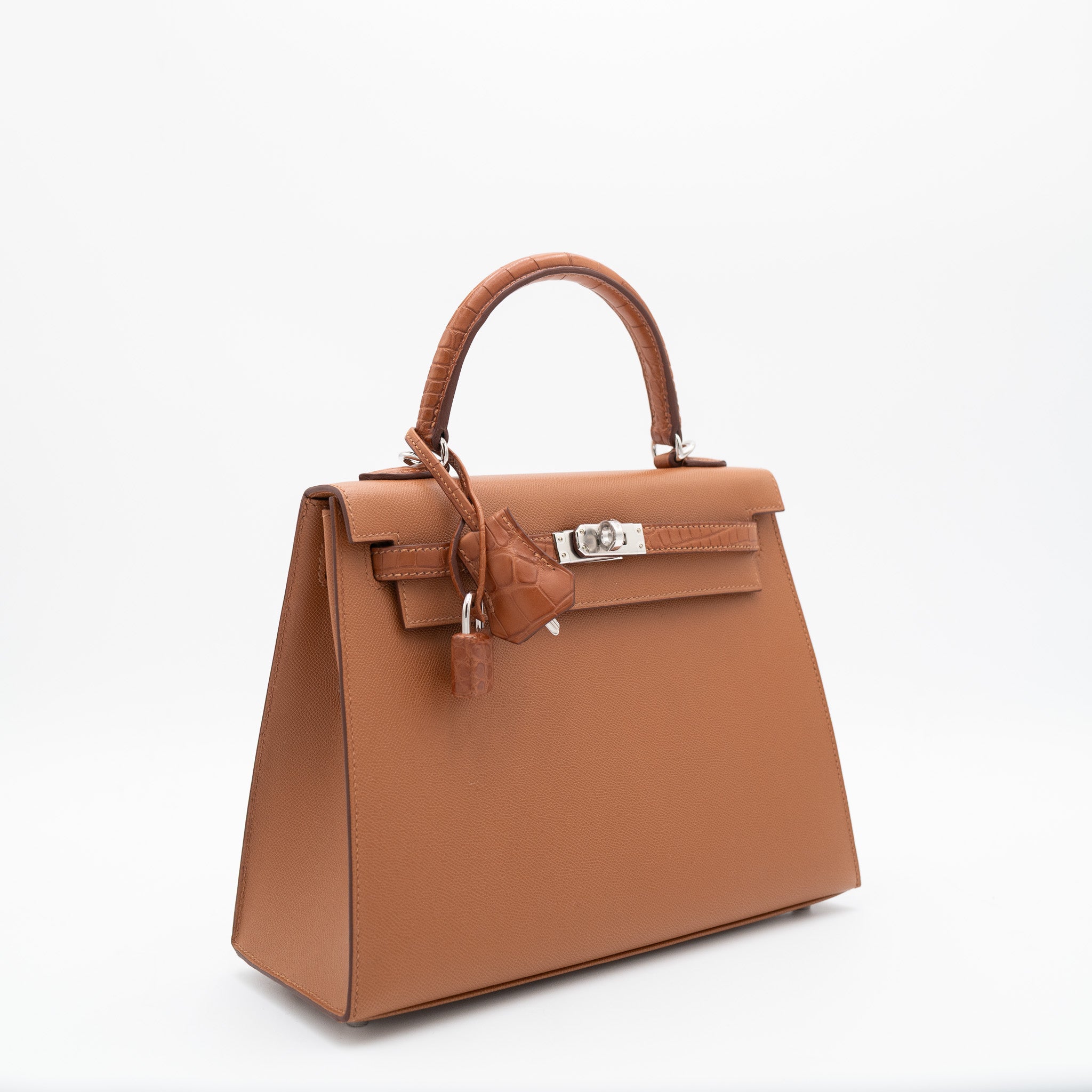 Hermès Kelly 25 Touch Sellier in Gold with Palladium Hardware