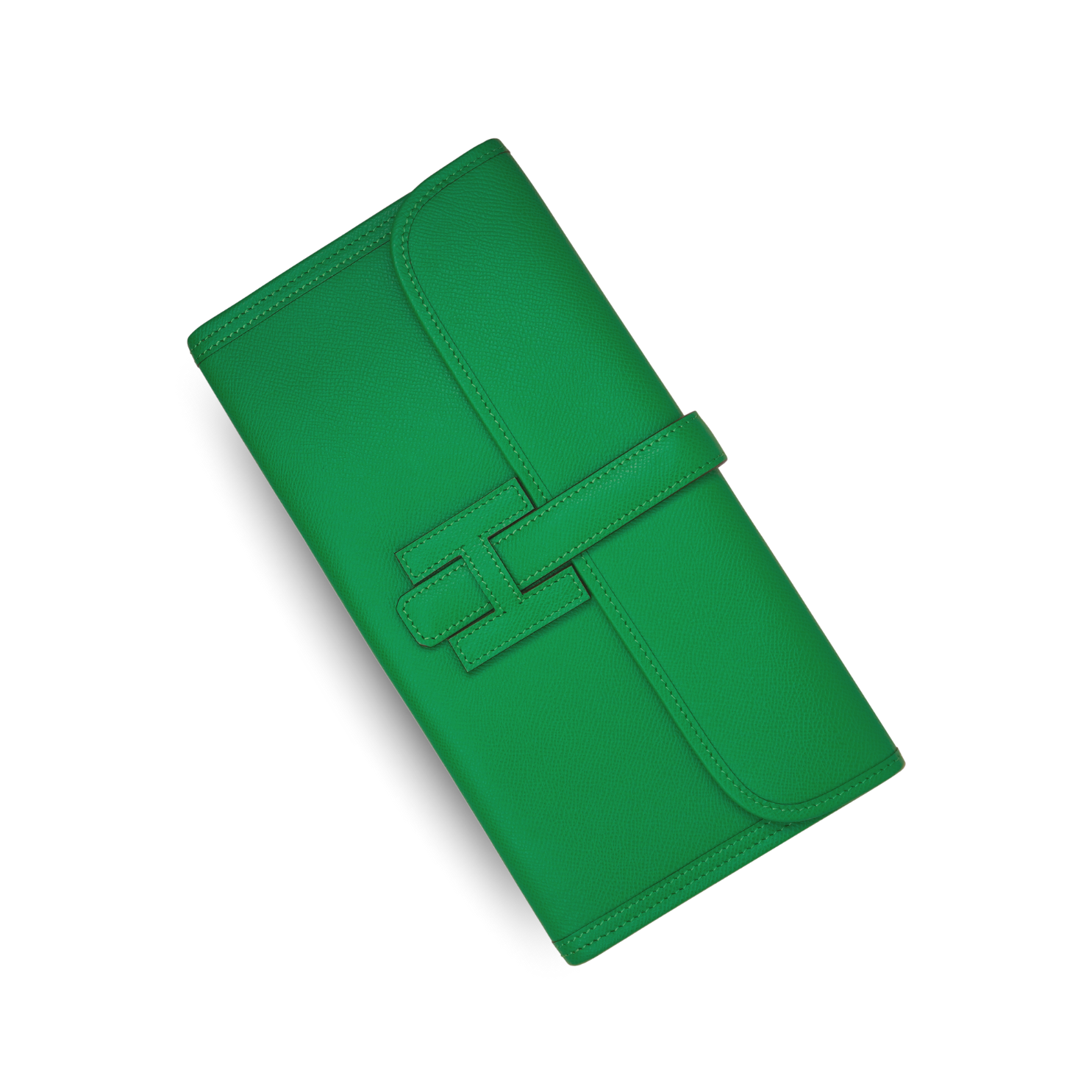 Hermès Jige Elan Clutch Cactus Epsom