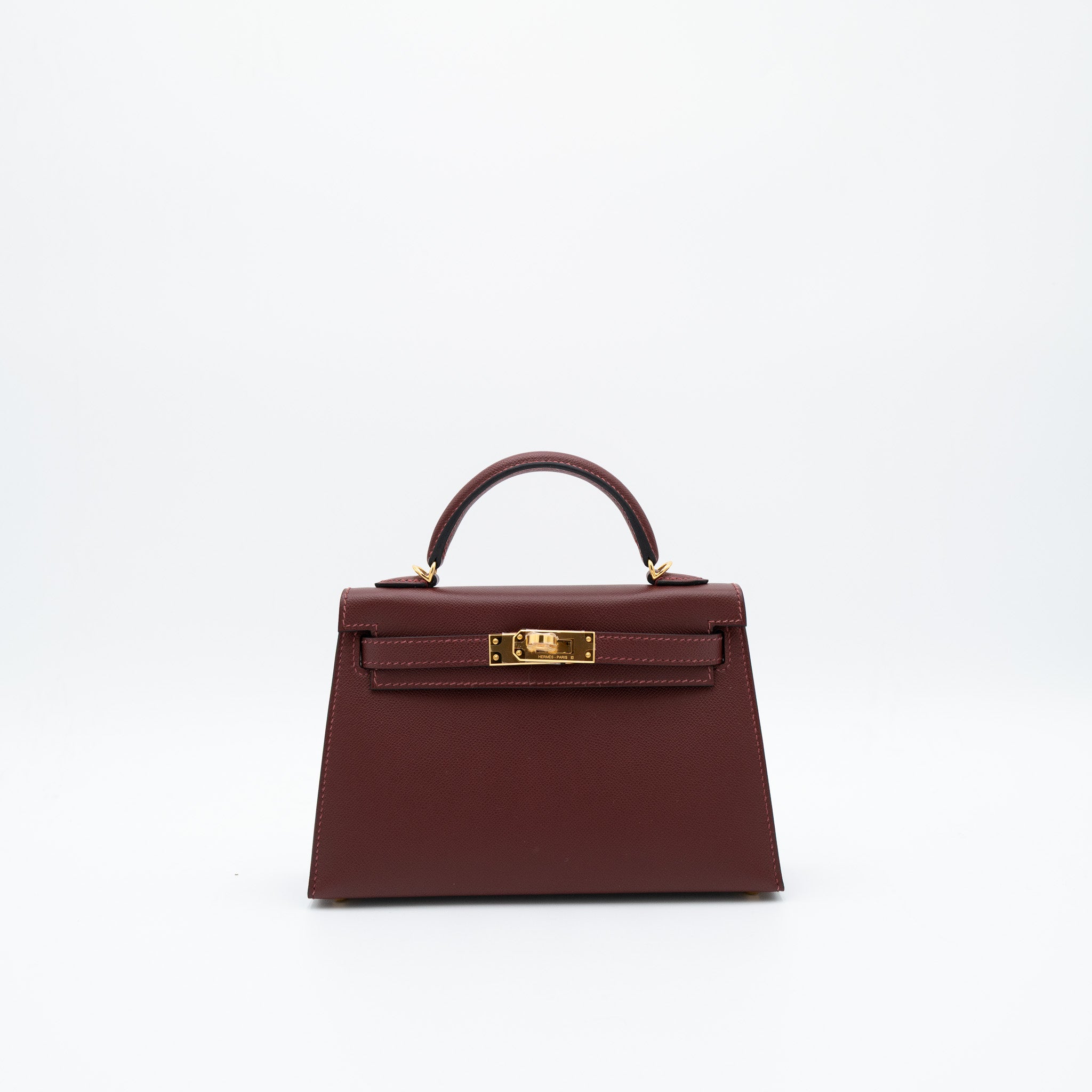 Hermès Kelly 20 Sellier in Rouge H Madame with Gold Hardware
