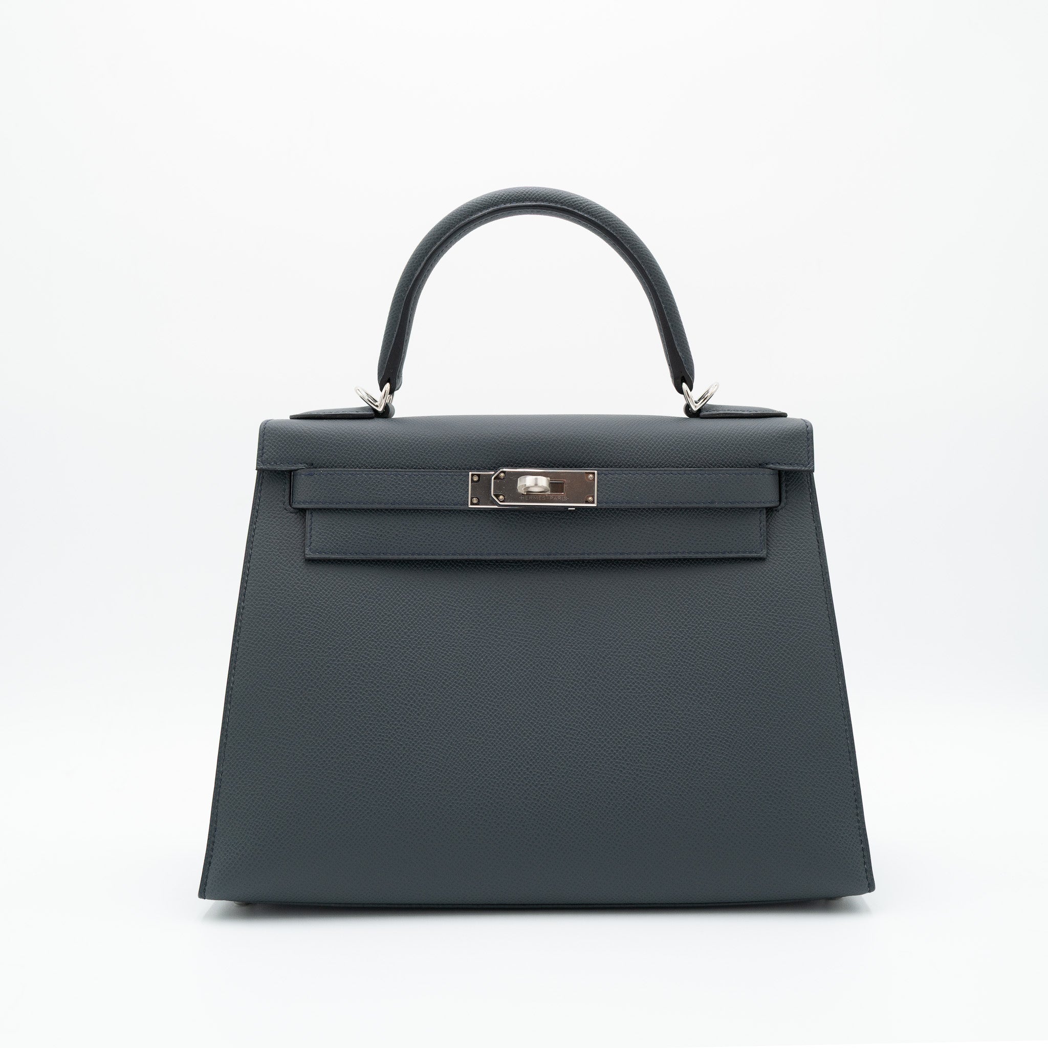 Hermès Kelly 28 Gris Misty Epsom Palladium Hardware