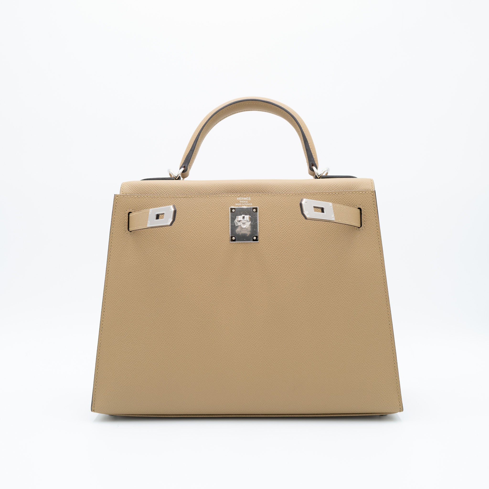 Hermès Kelly 28 Poussière Epsom with Palladium Hardware