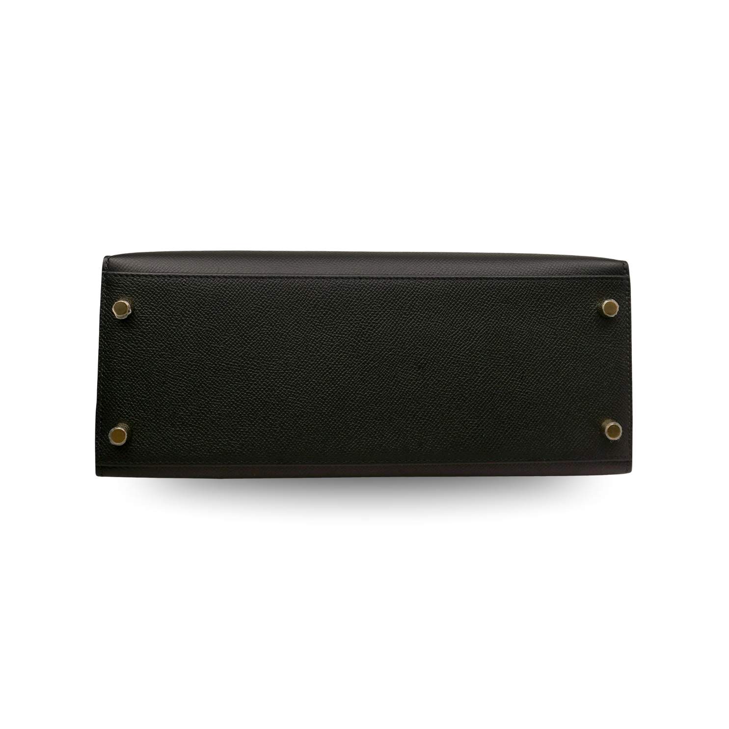 Hermès Kelly 28 Sellier Black Epsom Gold
