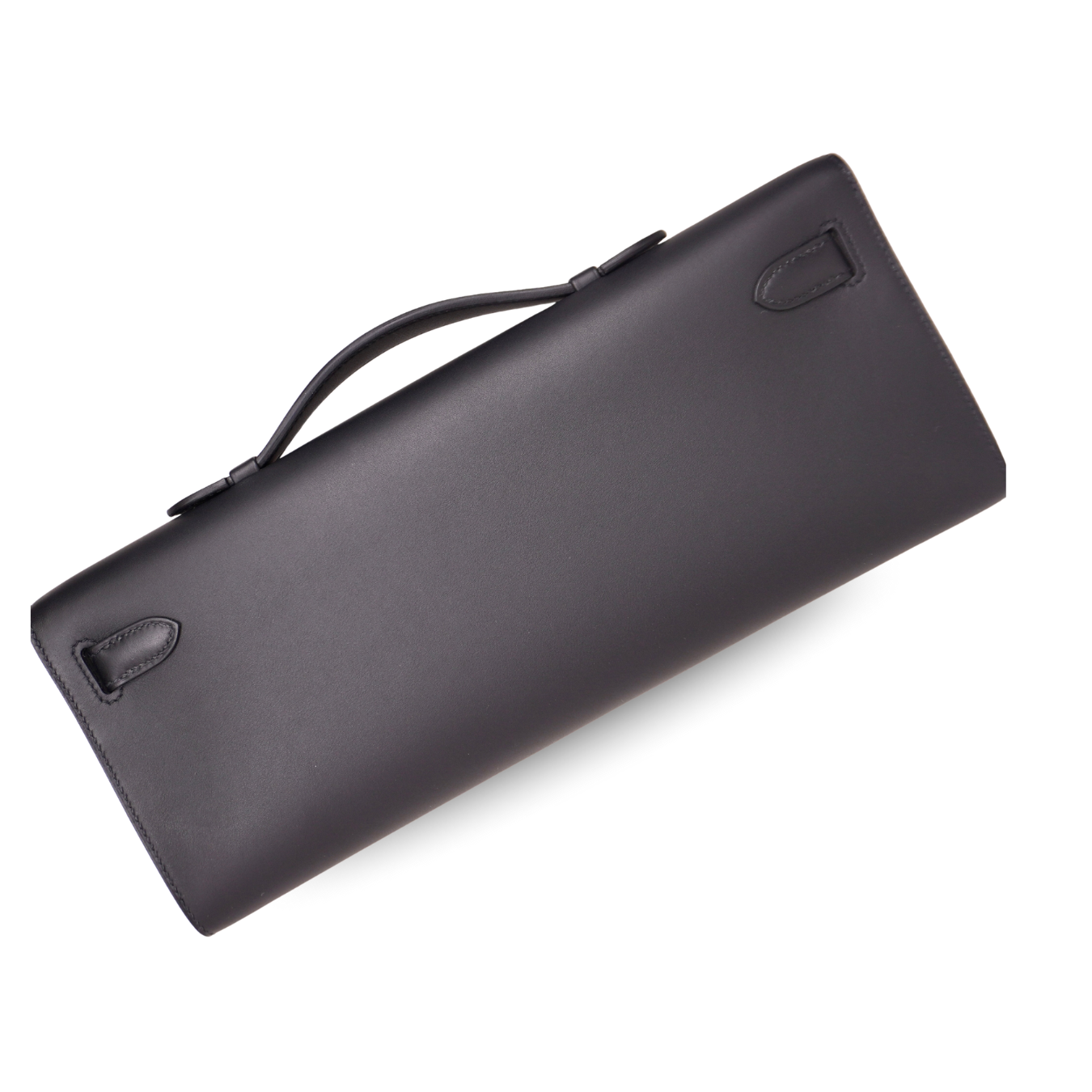 Hermès Kelly Cut Black Swift with Gold Hardware