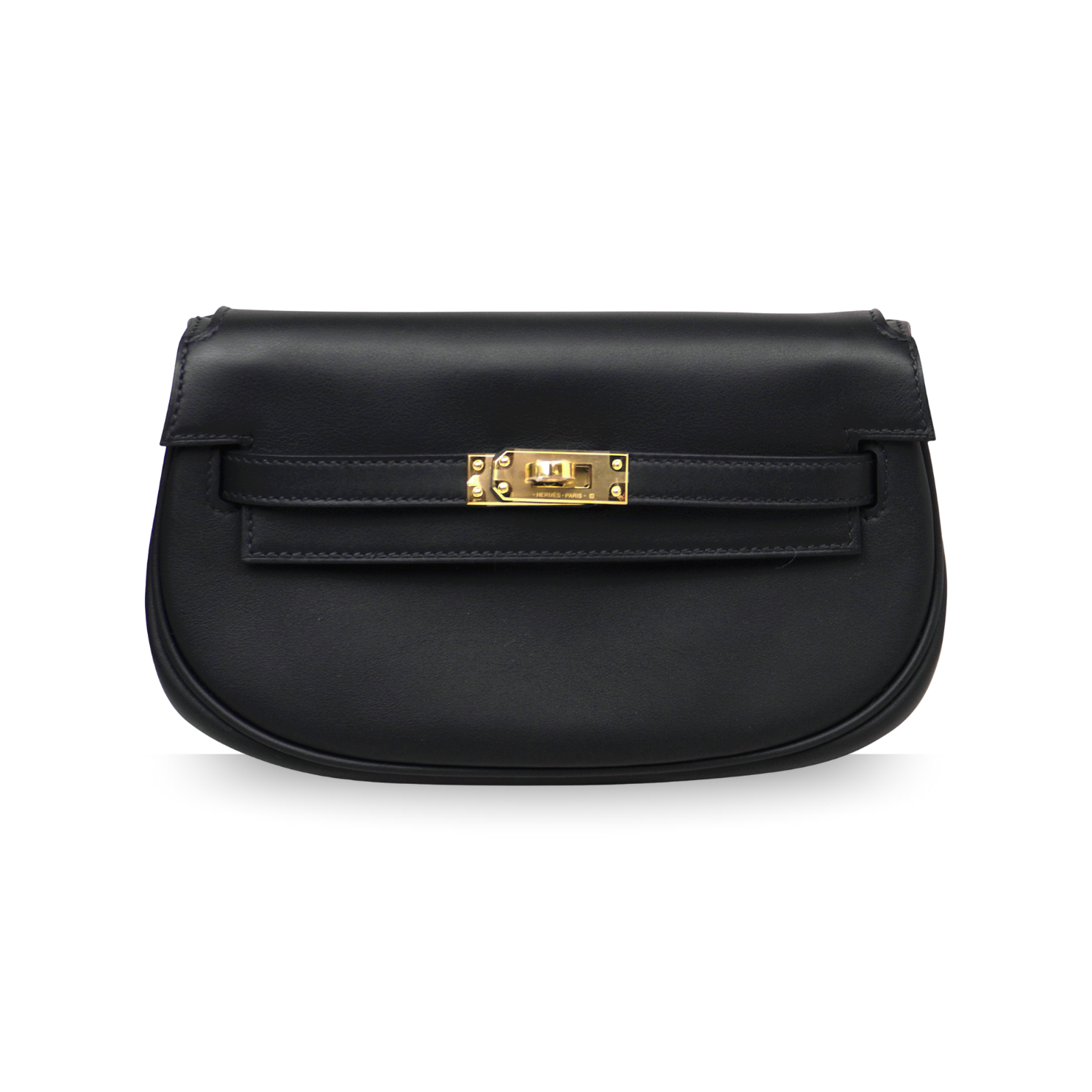 Hermès Kelly Moove Black Swift Gold