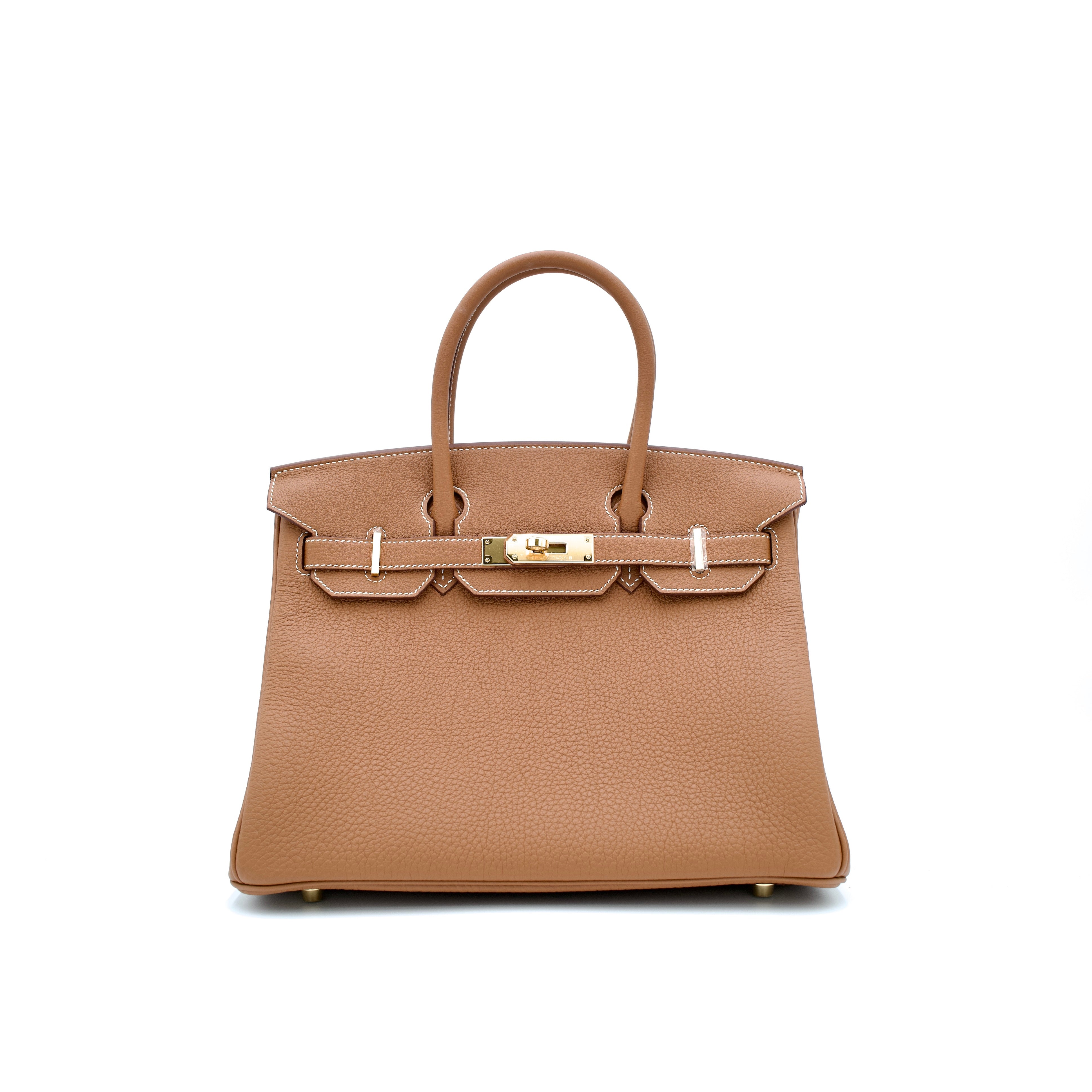 Hermès Birkin 30 Retourne in Gold Togo with Gold Hardware