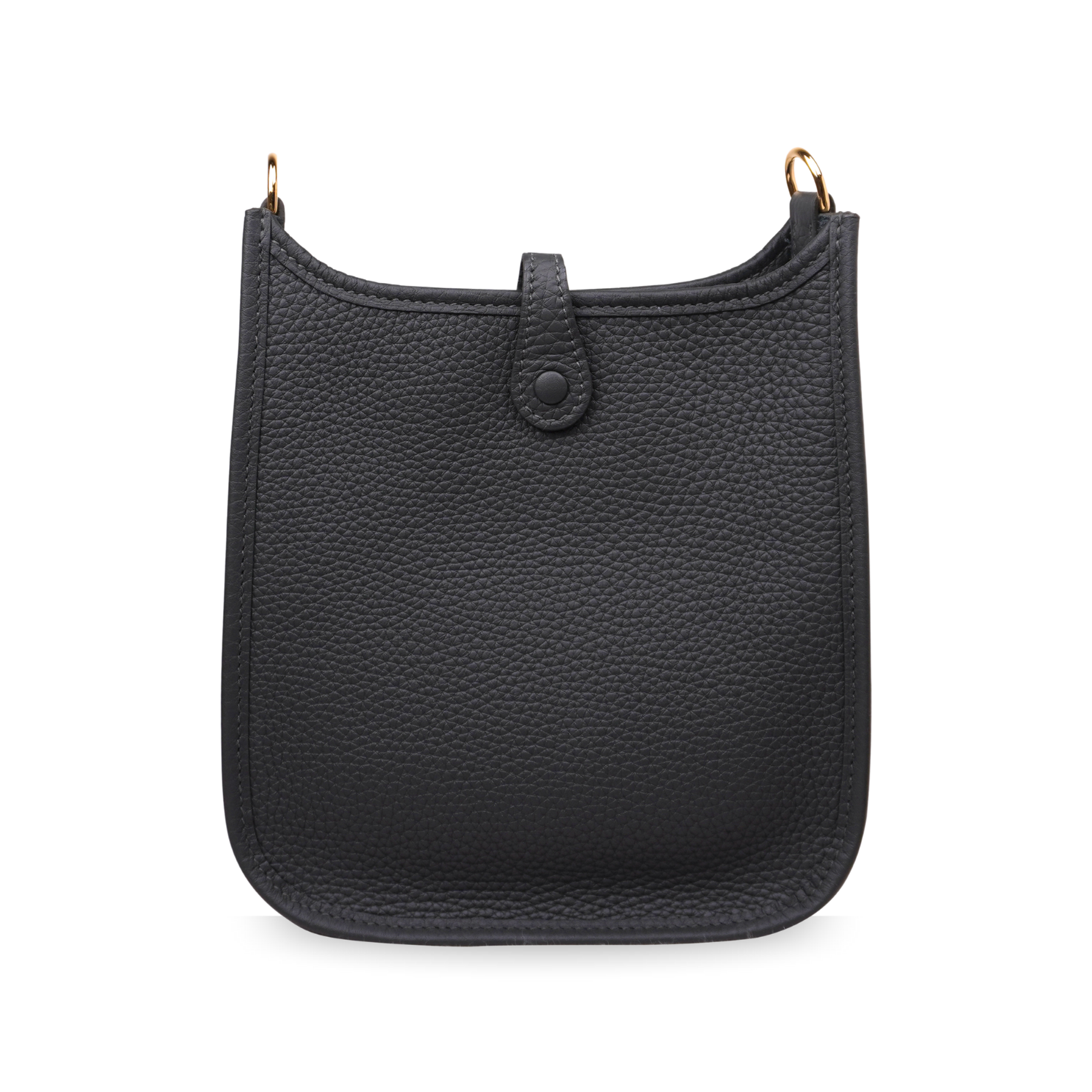 Hermès Mini Evelyne TPM Vert Mangrove Taurillon Clemence with Gold Hardware
