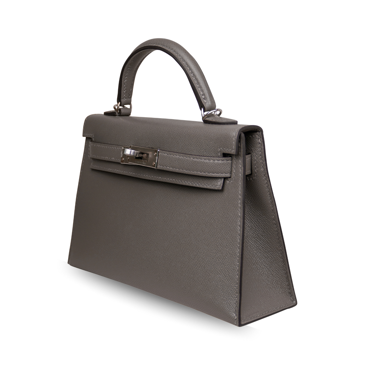 Hermès Mini Kelly II 20 Gris Meyer Madame