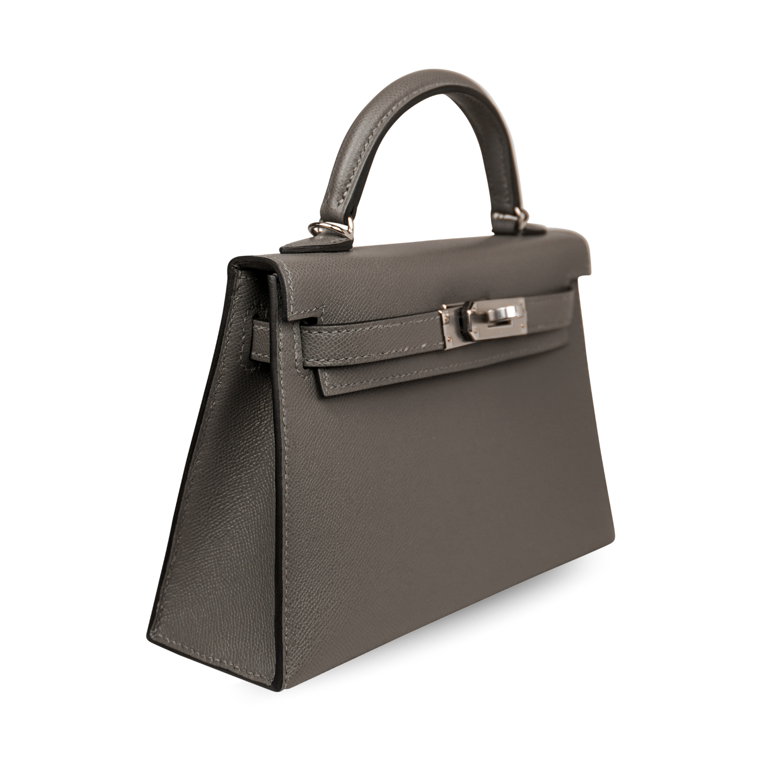 Hermès Mini Kelly II 20 Gris Meyer Madame
