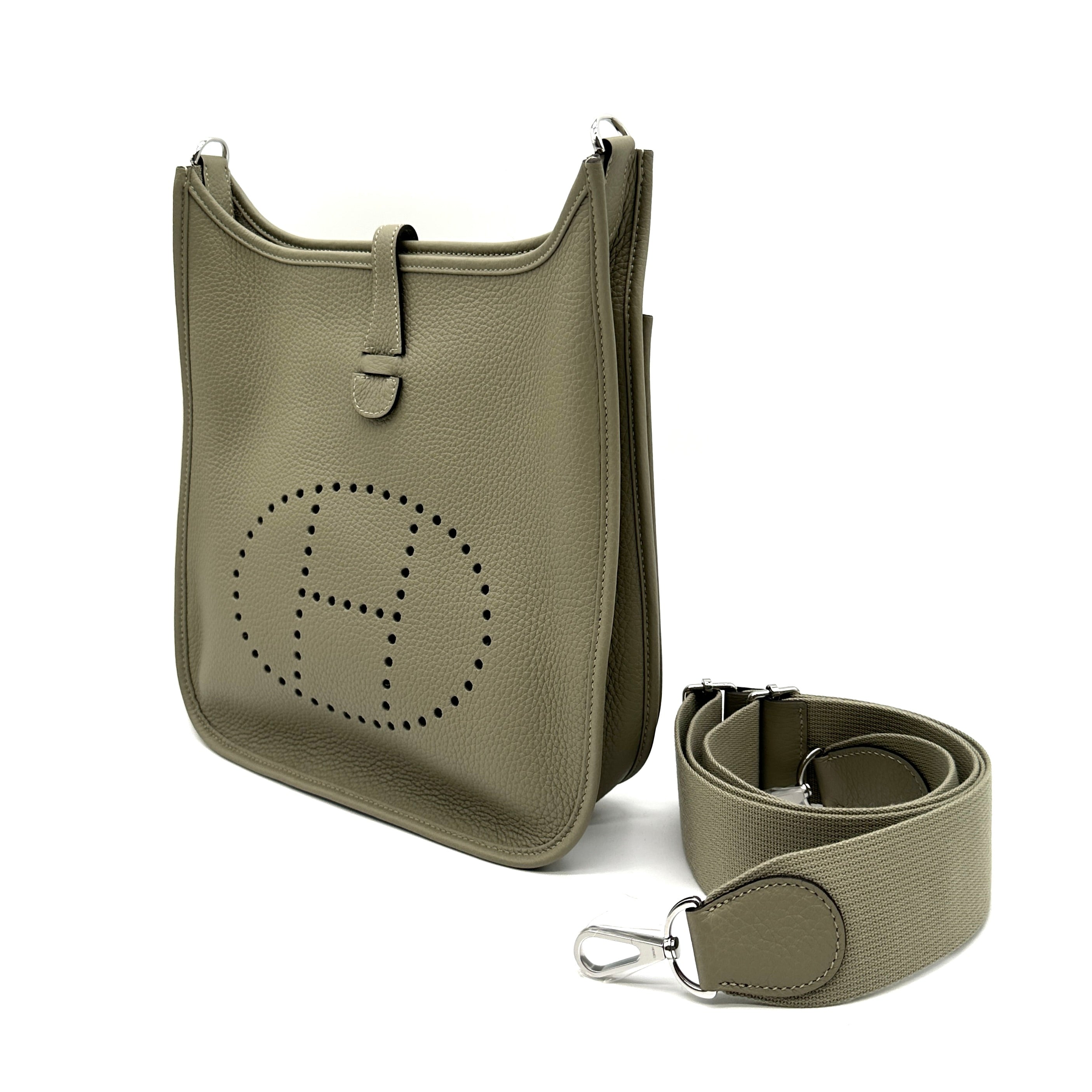 Hermès Evelyne III 29 Sauge with Palladium Hardware
