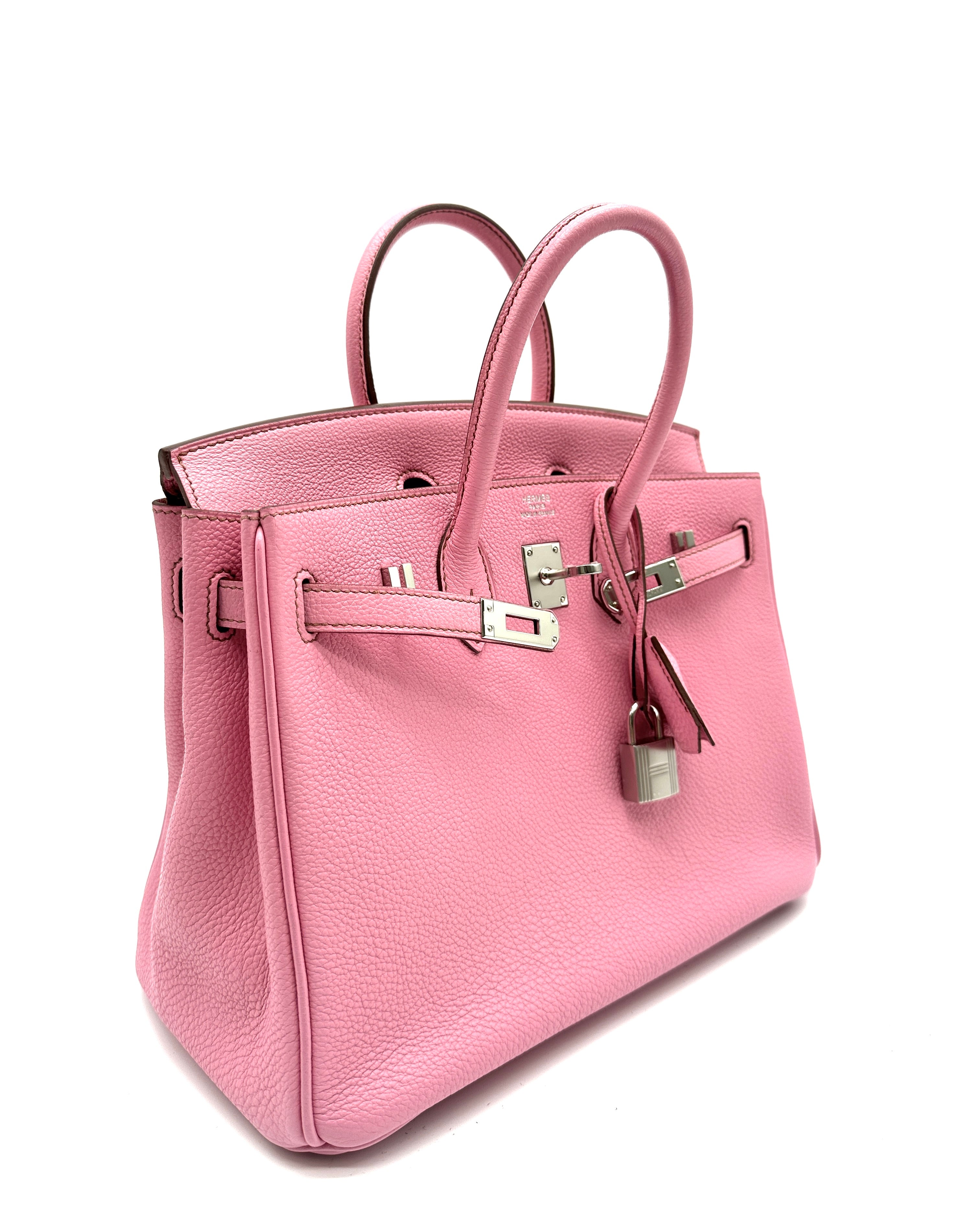 Hermès Birkin 25 Bubblegum with Palladium Hardware