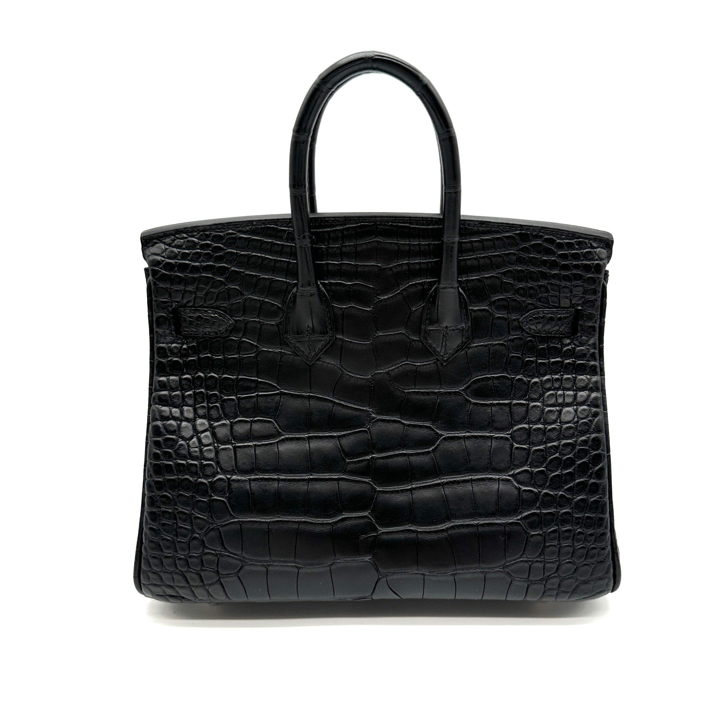 Hermès Birkin 25 Matte Alligator with Palladium Hardware